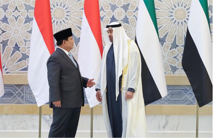 Kepada Prabowo MBZ Ungkap Bangga dengan Hubungan Baik Indonesia - Uni Emirat Arab