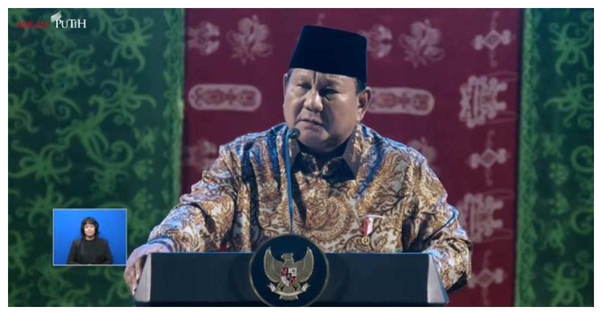 Prabowo: Bangsa Indonesia Sekarang Sudah Swasembada Beras