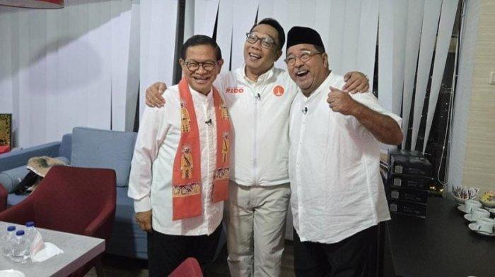 Rano Karno Posting Foto Bareng Pramono Anung dan Ridwan Kamil: Persahabatan Selamanya