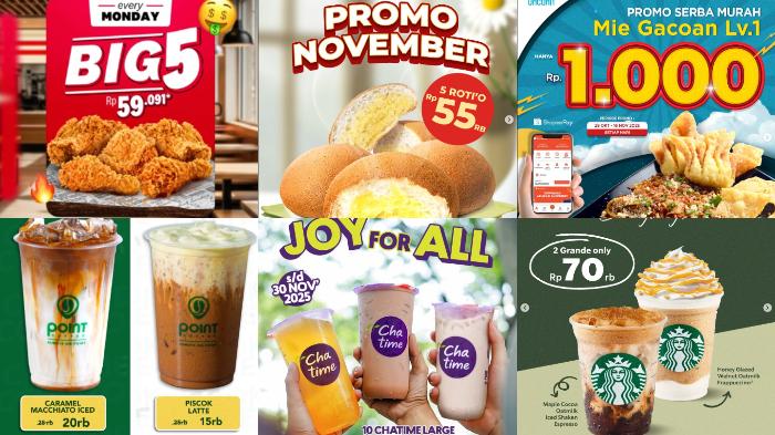 7 Promo Makanan dan Minuman Spesial Hari Pahlawan: Mie Gacoan Rp1.000, 5 Roti’O Cuma Rp55.000