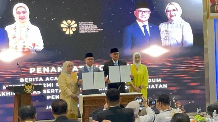 Serahkan Jabatan Menteri P2MI Kepada Mukhtarudin, Karding: Saya Titipkan Teman-teman Saya Pak