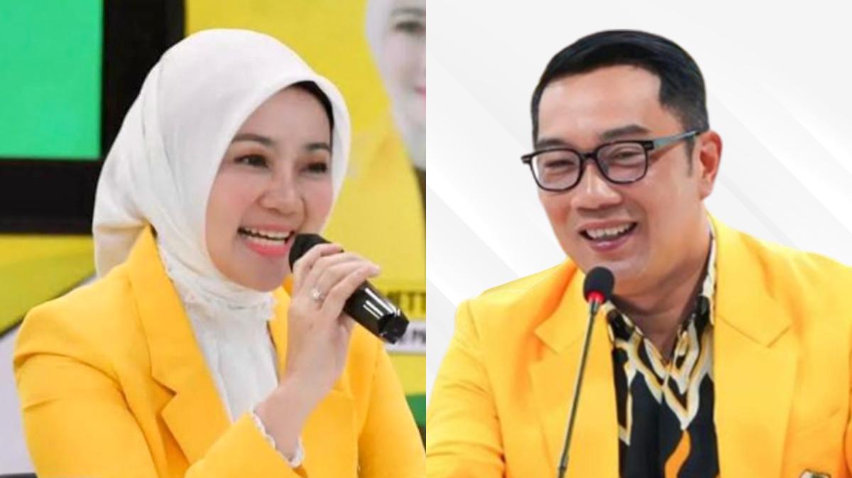 Jabatan Ridwan Kamil dan Atalia Praratya di Partai Golkar