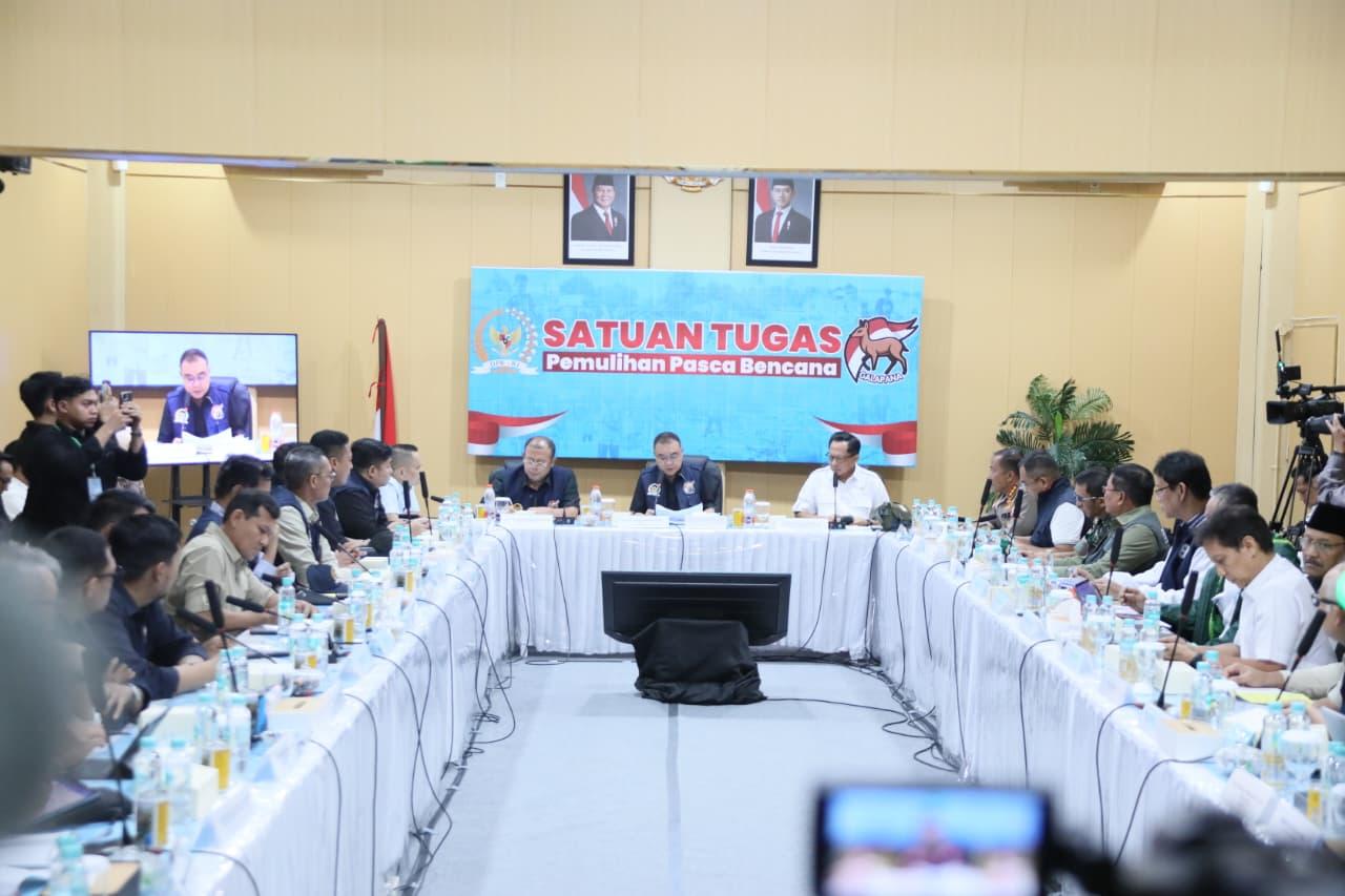 Mendagri Tito Paparkan Strategi Percepatan Penanganan Pascabencana Sumatra