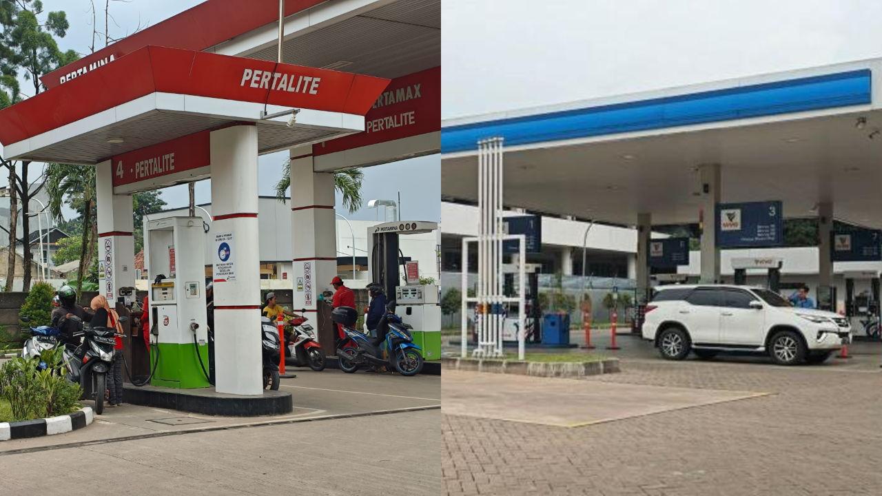 Pertamina Ramai, SPBU Swasta Lengang: Kontras Tajam di Tangsel