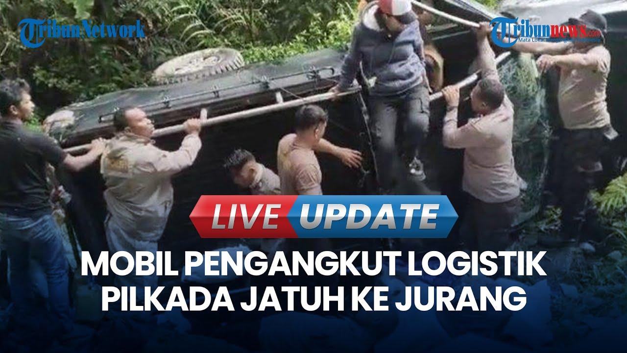 VIDEO Kecelakaan Mobil Pengangkut Logistik Pilkada di Buru, 4 Polisi Terluka dan Kondisi Terkini