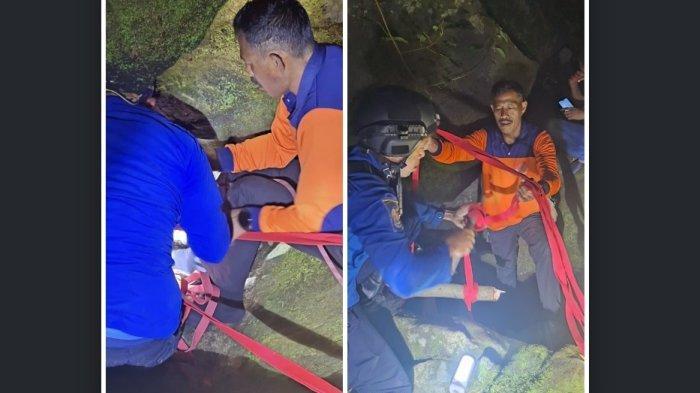 Evakuasi Dramatis Peziarah Terjebak 7 Jam di Gua Nagamas, BPBD Kuningan: Tersangkut di Lorong Sempit
