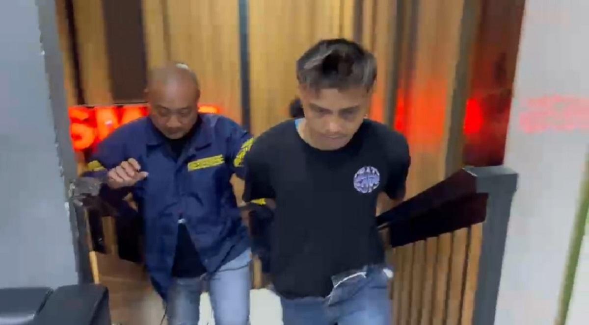 Tampang Taufik 'Gembel', Pelaku Begal Motor Sadis di Palmerah Jakarta Barat Saat Ditangkap Polisi