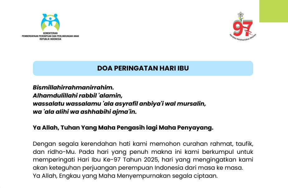 Teks-doa-Hari-Ibu-2025-untuk-upacara-Hari-Ibu-ke-97-tahun-2025-resmi-dirilis-KemenPPPA-RI.jpg