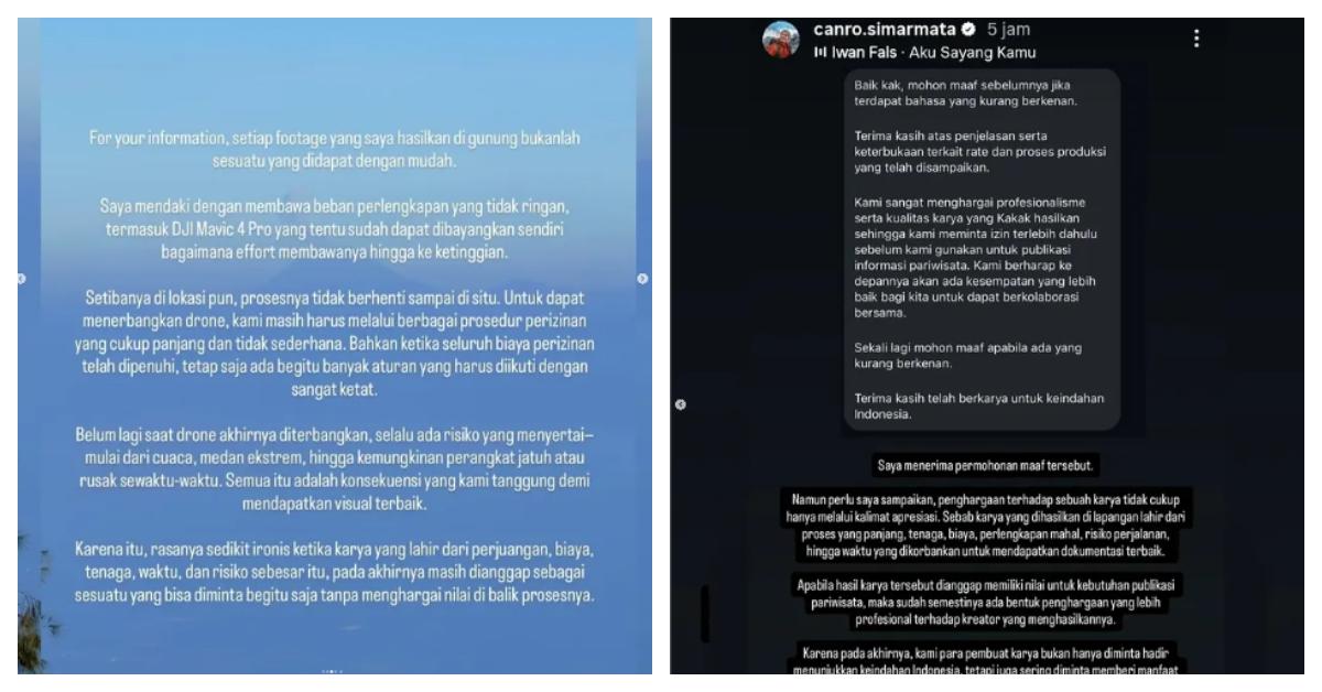 UKP Minta Video Pendaki Rinjani secara Gratisan