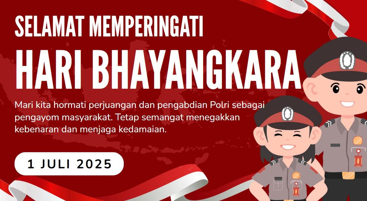 70+ Ucapan Selamat Hari Bhayangkara ke-79 untuk Polri, Berisi Doa dan Harapan