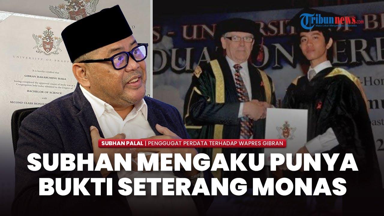 VIDEO WAWANCARA EKSKLUSIF Subhan Sang Penggugat Gibran: Saya Tak Pansos dan Cari Popularitas!