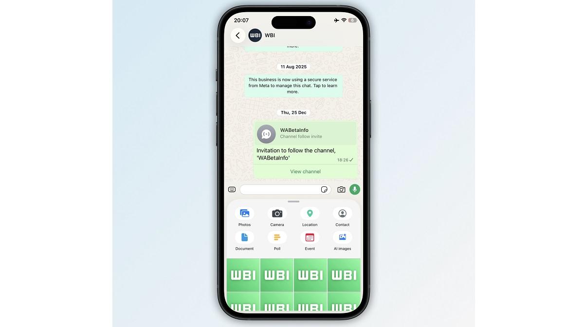 WhatsApp Uji Tampilan Baru untuk Kirim Foto dan Video di iPhone