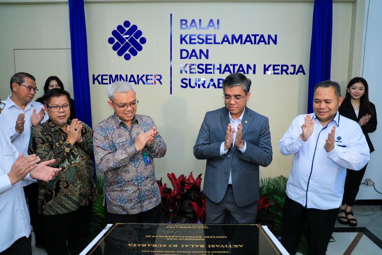 Perkuat Perlindungan Pekerja, Kemnaker Mengaktivasi Balai K3 Surabaya