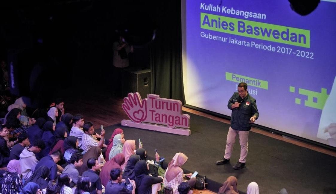 Anies Baswedan Tekankan Peran Relawan Muda Sebagai Infrastruktur Kebangasaan