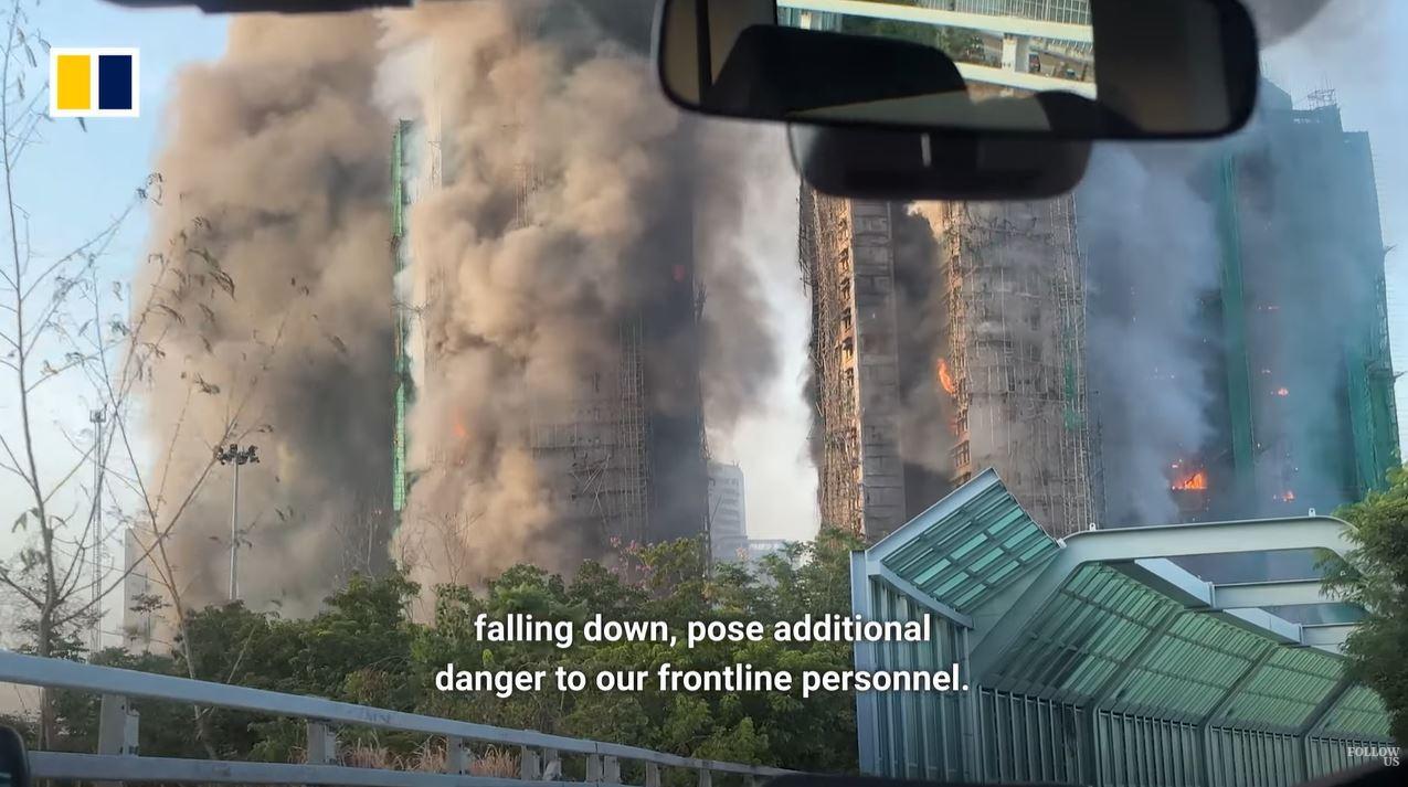 Teori Penyebab Kebakaran Apartemen di Hong Kong: Penggunaan Perancah Bambu hingga Rokok Pekerja