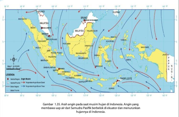 Kondisi Iklim di Indonesia: Angin Muson, Laut, dan Tropis - TribunNews.com