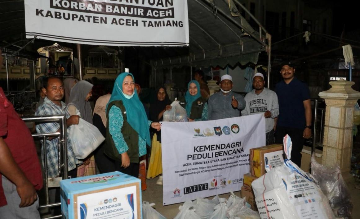 Ditjen Bina Adwil Kemendagri dan TP PKK Pusat Fokuskan Bantuan Bagi Kelompok Rentan