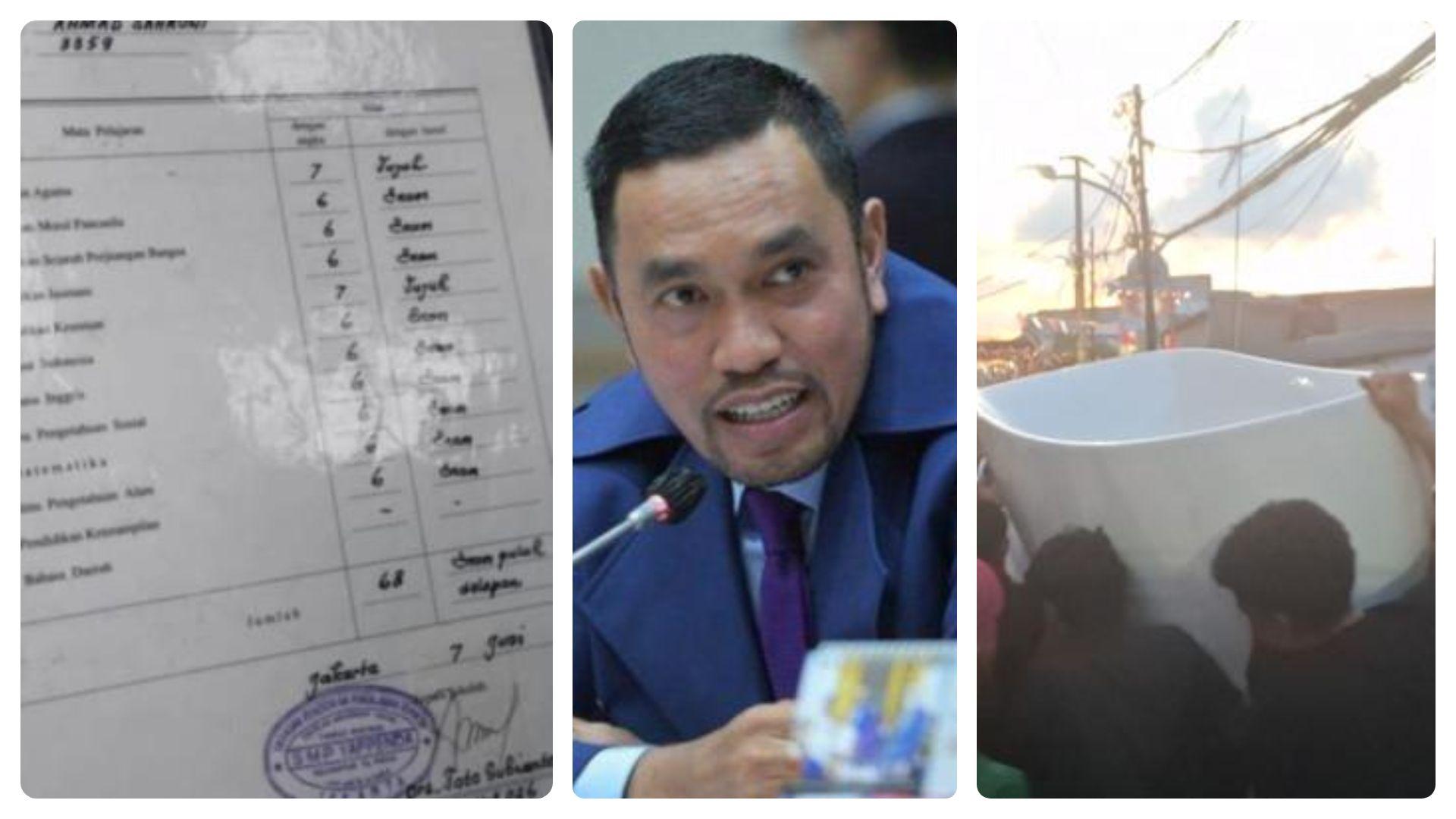 Aksi Penjarahan Rumah Ahmad Sahroni: Ijazah, SKCK, Bak Mandi hingga Piano Diangkut Warga