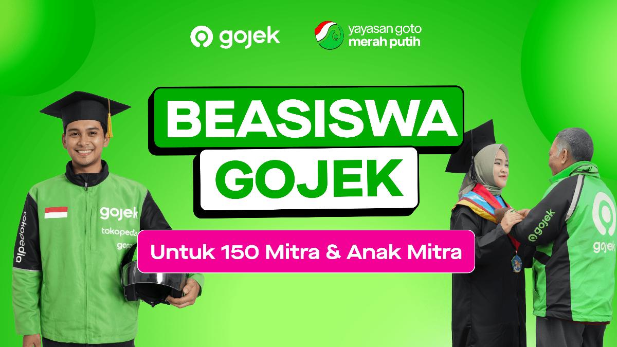 Beasiswa Gojek 2026 Gelombang 2 untuk Mitra dan Anak Mitra, Cek Syarat dan Jadwal Seleksi