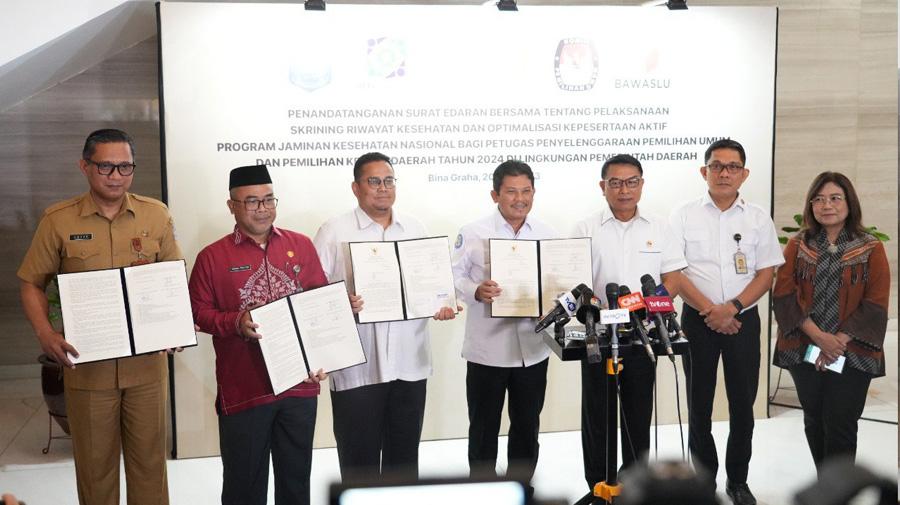 BPJS Kesehatan Siap Optimalisasi Layanan Skrining Riwayat Kesehatan bagi Petugas Pemilu 2024