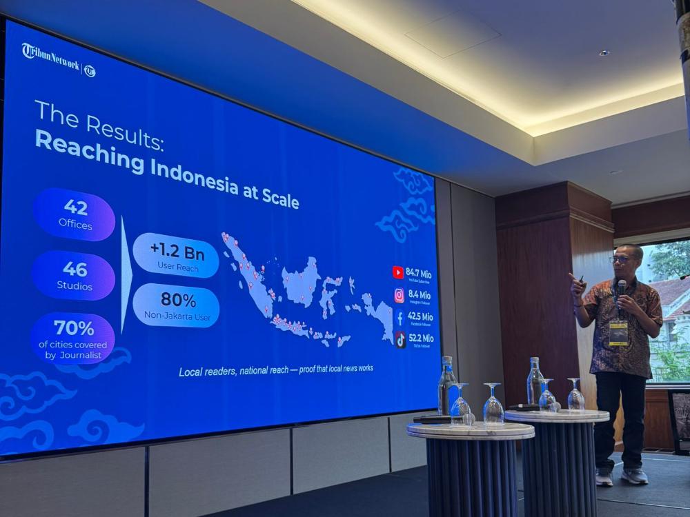 CEO Tribun Network Dahlan Dahi Paparkan Strategi Masa Depan Media di WAN-IFRA 2025 Singapura