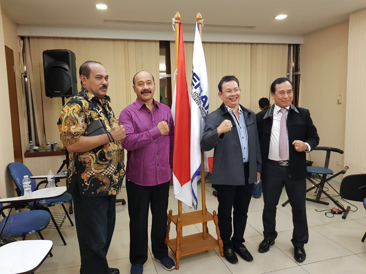 TM Mangunsong dan Tiga Ketua Peradi RBA Tolak Pembonsaian KPK Melalui RUU KUHP