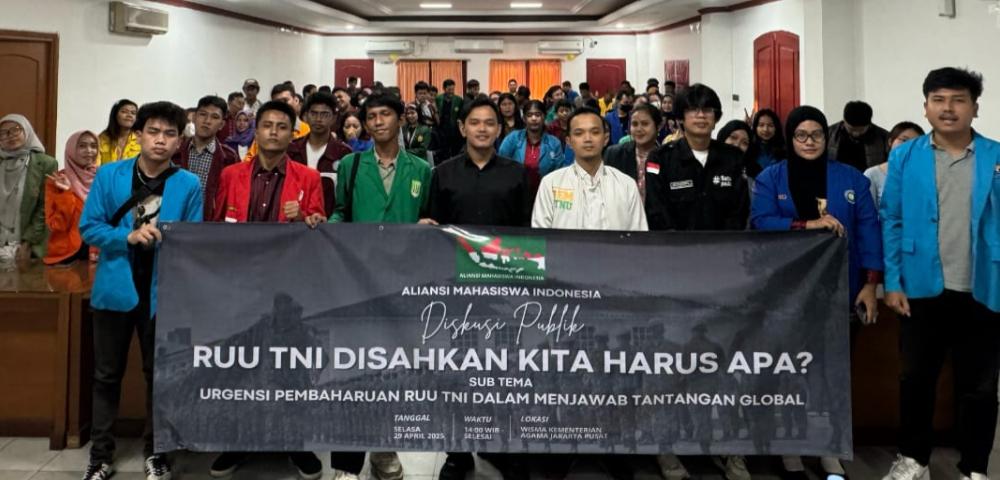 Aliansi Mahasiswa Indonesia Kawal UU TNI Baru Agar Tetap Dalam Koridor Demokrasi