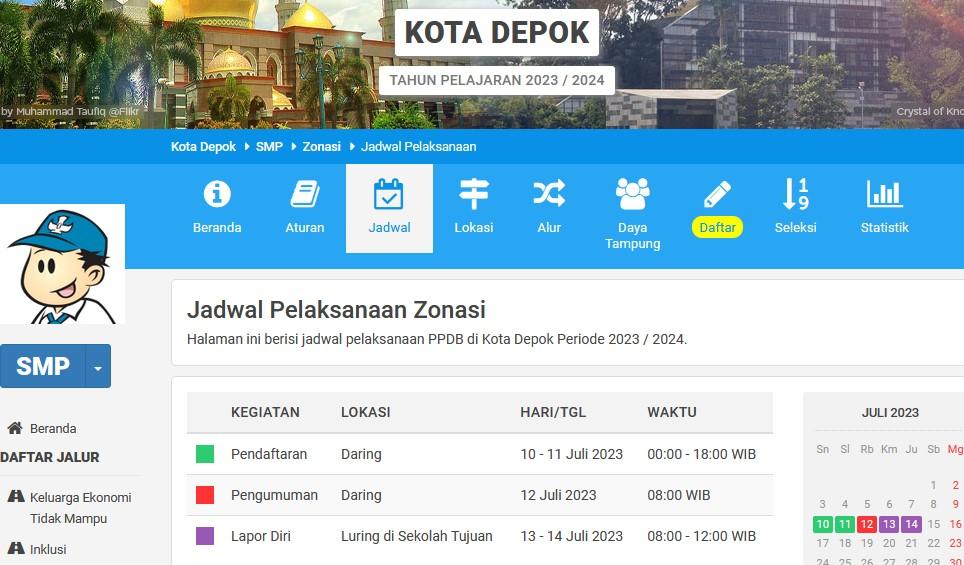 Cara dan Syarat Daftar Ulang PPDB SMP Depok 2023 Jalur Zonasi, Terakhir Hari Ini Pukul 12:00 WIB