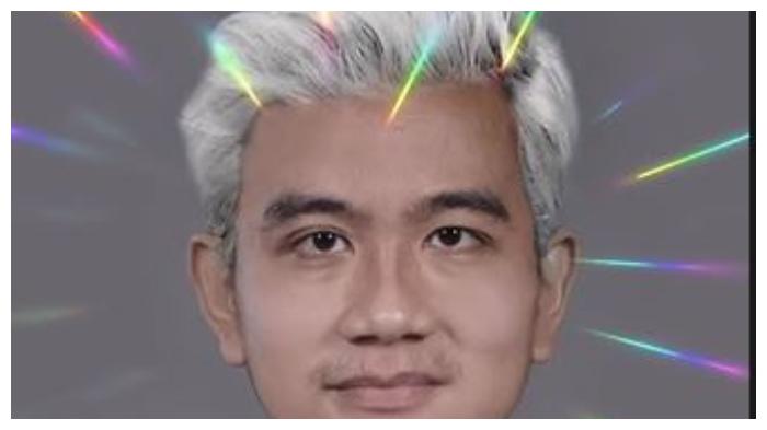 Gibran Unggah Foto Editan Berambut Putih usai Ganjar Jadi Capres PDIP: Biar Kembaran