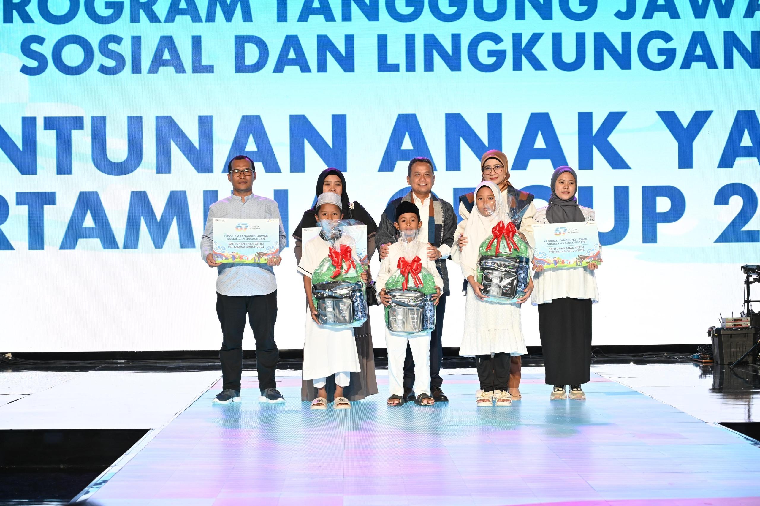 HUT ke-67, Pertamina Berikan Santunan kepada 35 Ribu Lebih Anak Yatim