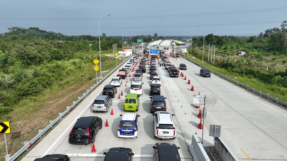 Naik 75 Persen, Tol Trans Sumatera Dilalui 2,1 Juta Kendaraan Saat Arus Mudik-Balik Lebaran 2024