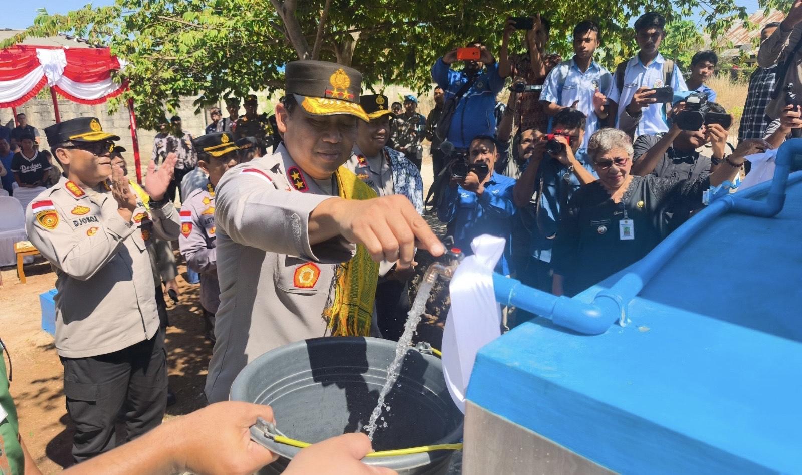 Kapolda NTT: Keberadaan Sumur Bor Meringankan Krisis Air Bersih Warga di Kota Kupang