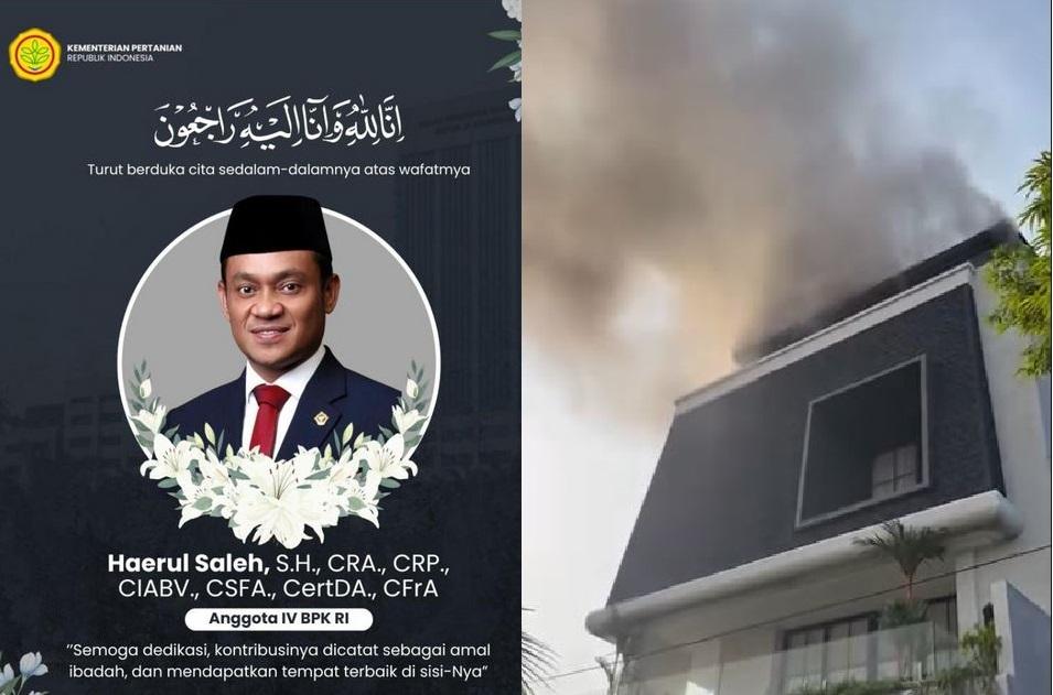 Kronologi Kebakaran Rumah Haerul Saleh, Anggota IV BPK RI Jadi Korban Jiwa: Tiba-tiba Api Membesar