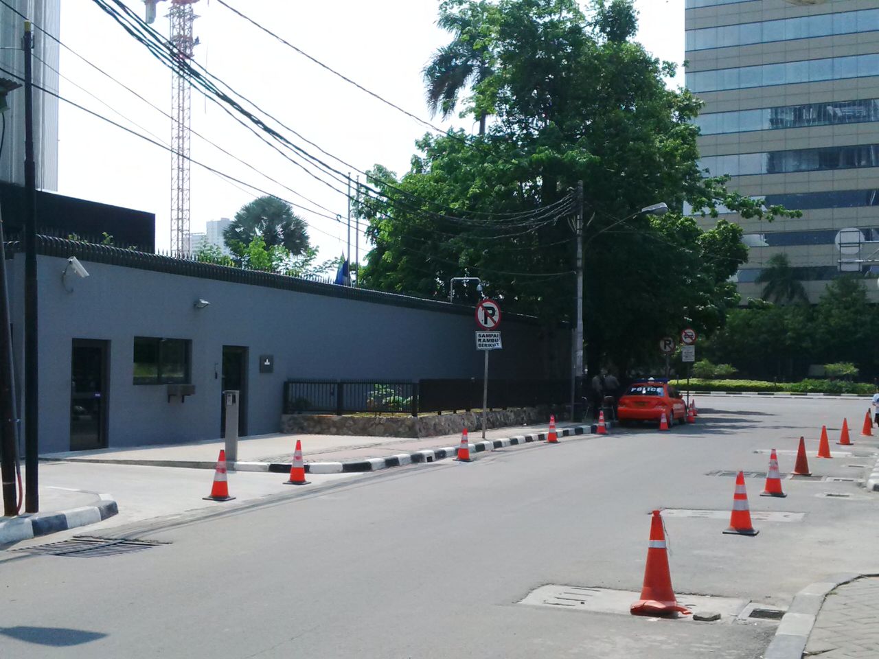 Polisi Tambah Personel Tiga Kali Lipat Amankan Kedubes Perancis