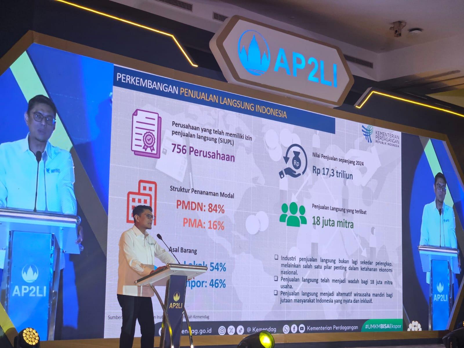 Kemendag Tegaskan Regulasi Ketat Industri Penjualan Langsung dalam Helmy Attamimi Award 2026