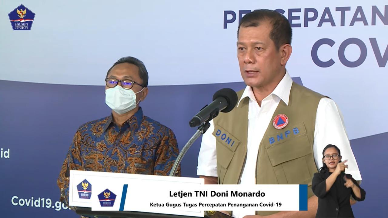 Pesan Doni Monardo untuk Jaga Imunitas: Perut Kenyang, Hati Senang dan Pikiran Tenang