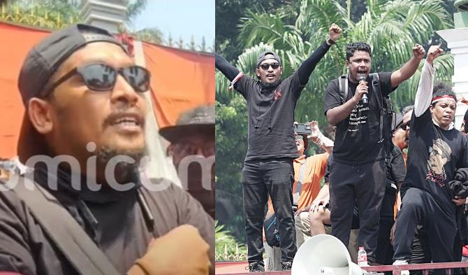 Ikut Aksi Demo Kawal Putusan MK di DPR, Komika Abdur Arsyad: Kita Semua Berkumpul Merasakan Sakit