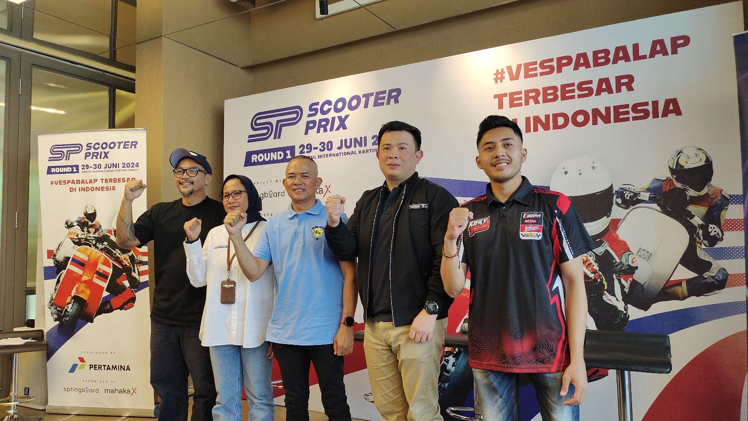 Balap Vespa Scooter Prix 2024 Akan Digelar 4 Ronde, Jaring Peserta Mancanegara