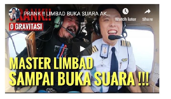 Izin Terbang Dicabut, Ini 3 Pelanggaran yang Dilakukan Pilot Vincent Raditya saat Vlog Bareng Limbad