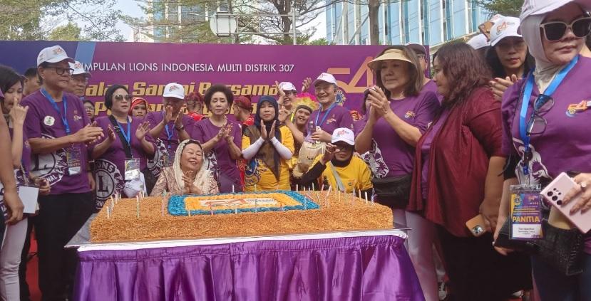 Bersama 1.000 Penyandang Disabilitas, Perkumpulan Lions Indonesia Rayakan Ulang Tahun Ke-54