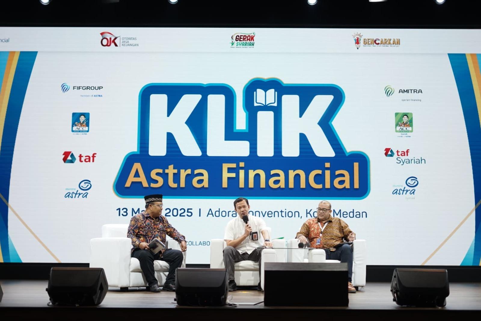 1.200 Guru dan Pelajar Kota Medan Ikuti Program Literasi Keuangan KLIK Astra Financial