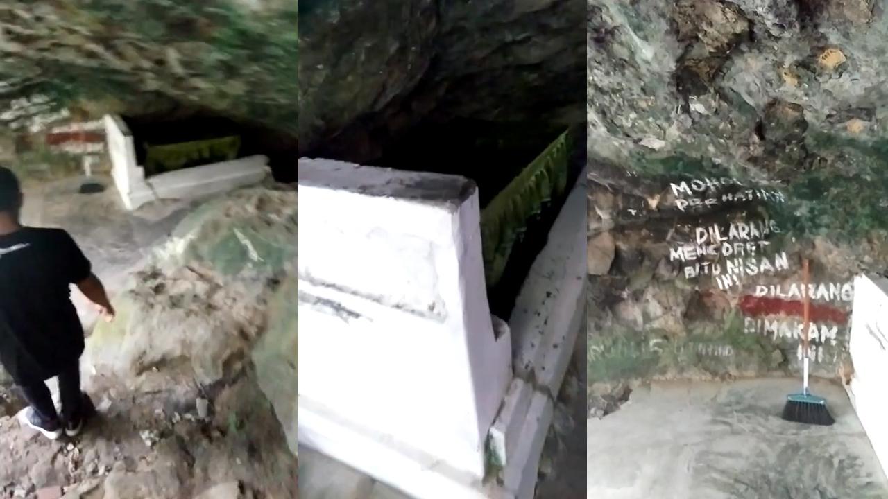 Situs Makam Tokoh Legenda Sitti Nurbaya Ini Tersembunyi di Balik Batu Karang Raksasa
