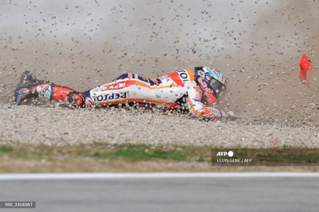 Sorotan MotoGP Catalunya 2023: Crash Lagi, Marc Marquez Bersiap Absen Gegara Cedera Kambuhan