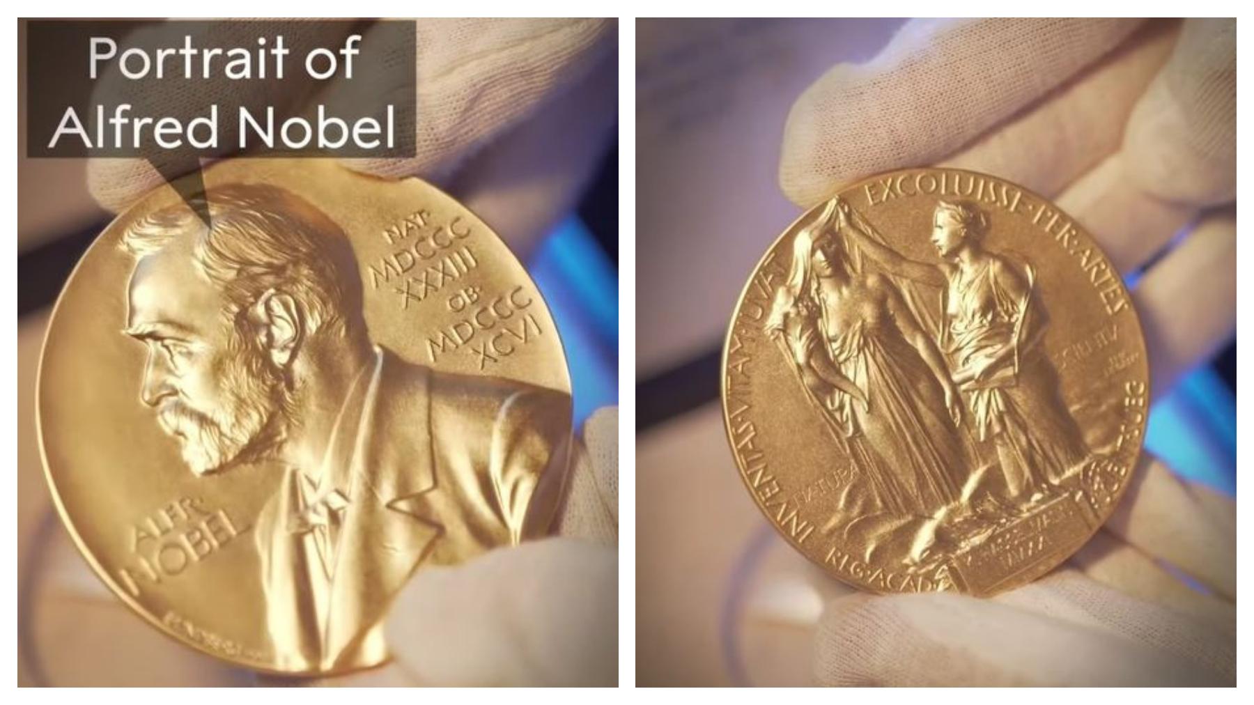 PEMENANG NOBEL 2025 - Tangkap layar YouTube Nobel Prize, memperlihatkan medali Hadiah Nobel untuk pemenang. Ini 5 hal yang perlu diketahui tentang Hadiah Nobel, 6 pemenang untuk dua kategori telah diumumkan.
