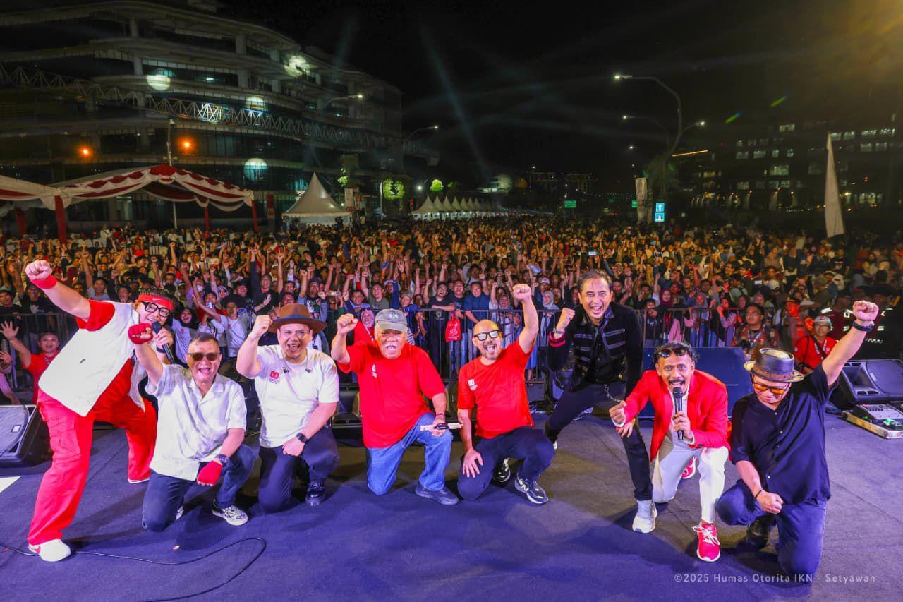 Padi Reborn Meriahkan Pesta Rakyat IKN, Ribuan Warga Padati Perayaan Kemerdekaan