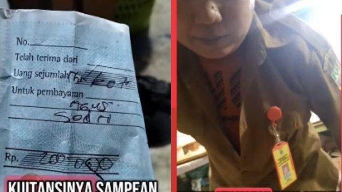 Tampang Pria Berbaju ASN Minta THR ke Pedagang Pasar di Bekasi, Perekam Colek Dedi Mulyadi: Tolong!