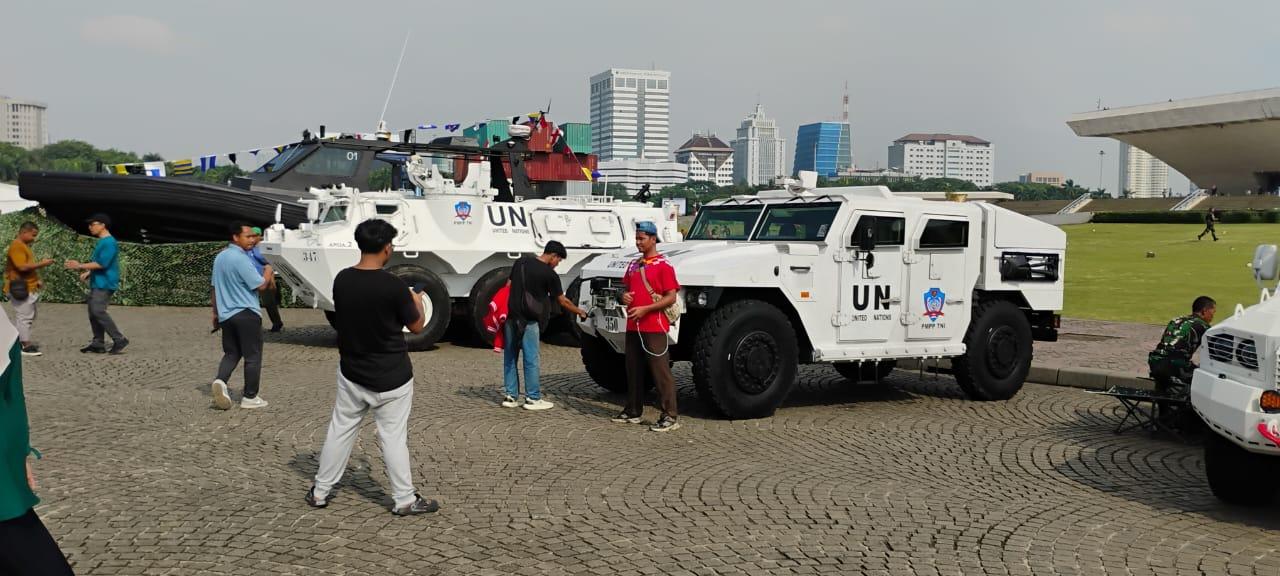 TNI Gelar Pameran Persenjataan Tempur di Kawasan Monas Jakarta: Tank Leopard hingga Panser Anoa