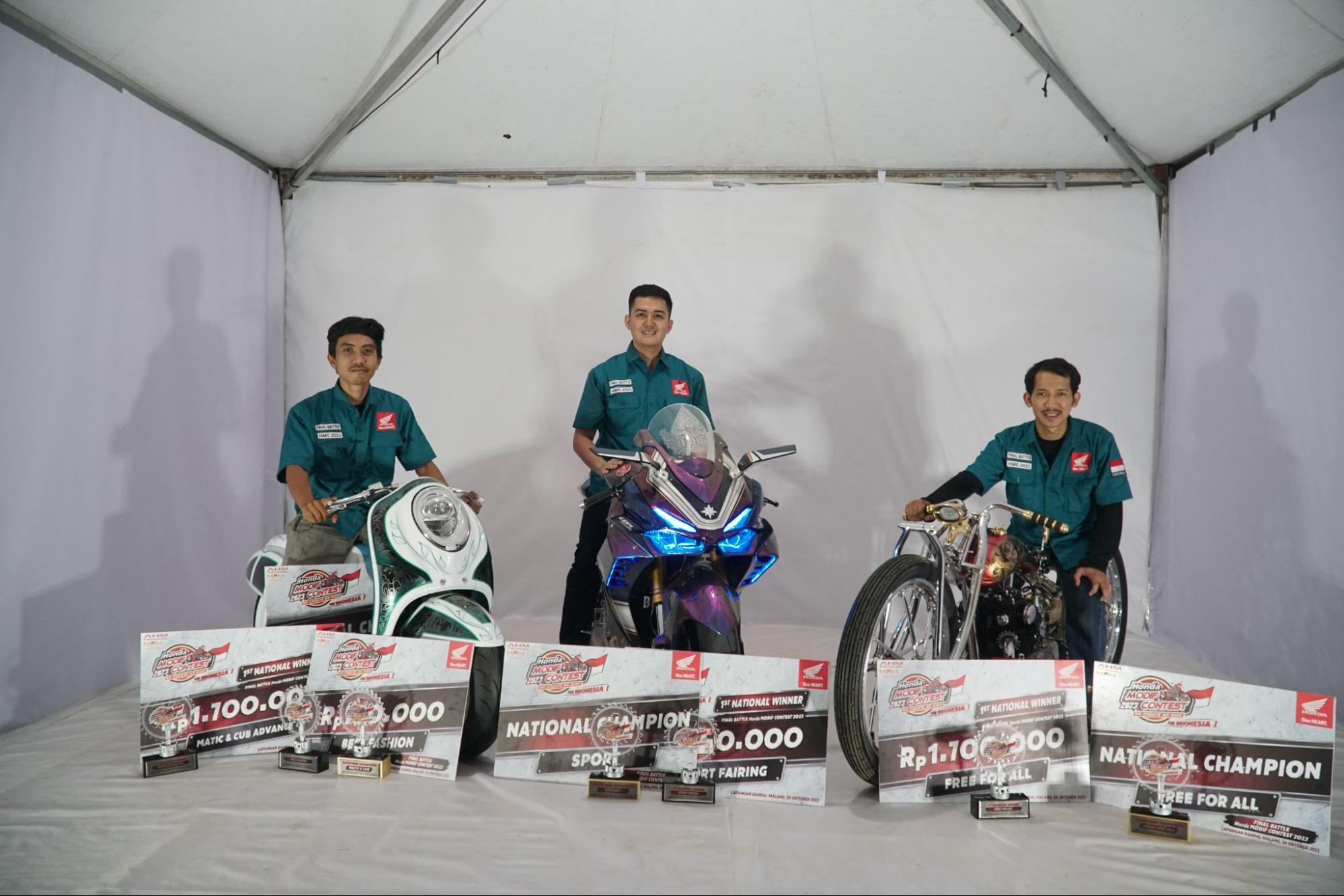 Inspiratif, Inilah Pemenang Honda Modif Contest 2023