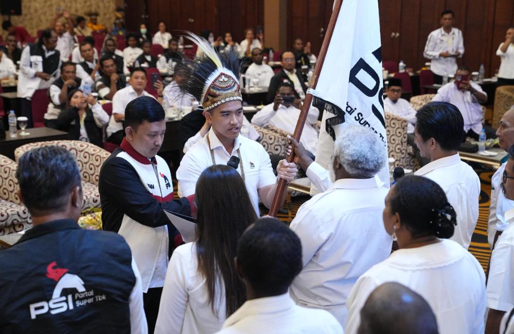 Rakorwil PSI Papua Selatan, Kaesang Optimistis Paskalis Imadawa Bisa Naik Level jadi Gubernur