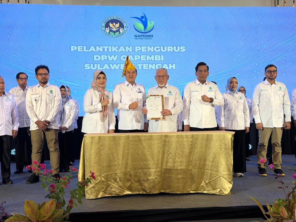 Pelantikan Gapembi Sulteng Tekankan Kepatuhan Juknis Program MBG